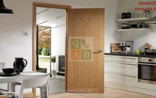 Cửa gỗ công nghiệp veneer CVN11